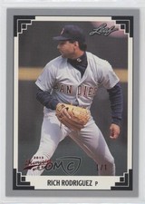 2013 Leaf Memories 1991 Leaf Buyback Red 1/1 Rich Rodriguez #448