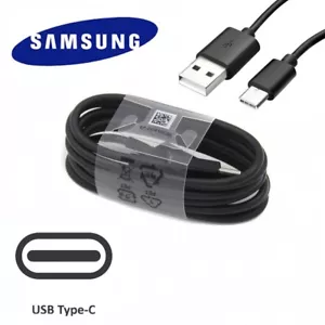 OEM Black Samsung Fast Charge USB Type-C Cable for Galaxy S8 S9 Nexus LG Note - Picture 1 of 3