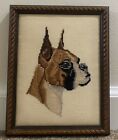 Boxer dog embroidery frame picture cross stitch pattern 9.5&quot;x7.5&quot; The Commo