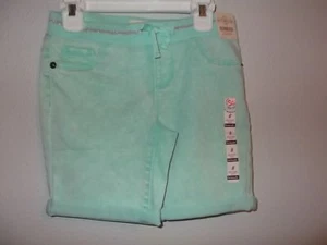 S.O. - GIRLS - BERMUDA SHORTS - AQUA STONE - SIZE 8 (AC-26-484x3) - Picture 1 of 1