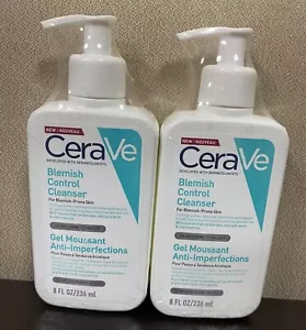 2x Cerave Blemish Control Face Cleanser Salicylic Acid -236ml - Picture 1 of 2