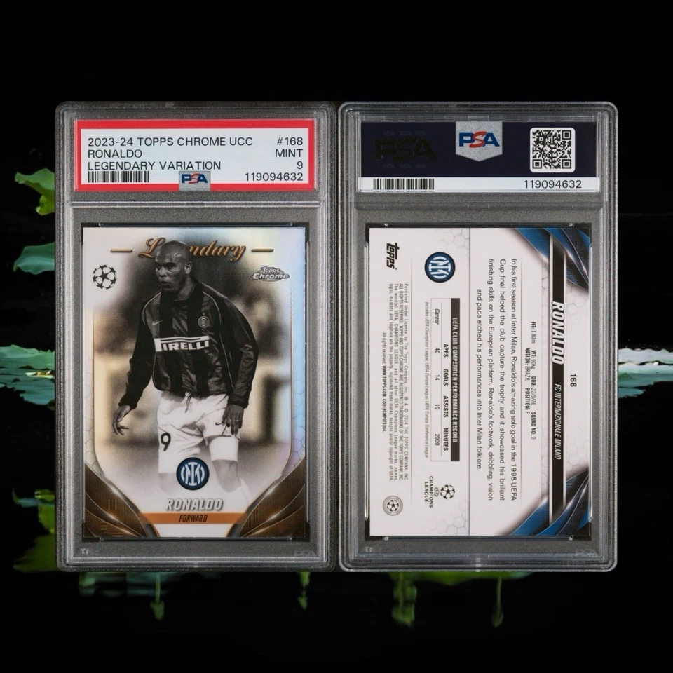 Ronaldo Nazario 2023-24 Topps Chrome UCC Legendary #168 Case Hit PSA 9 - Bild 1 von 1