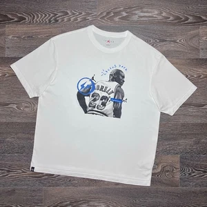 Jordan x Fragment Design Travis Scott Cactus Jack weißes T-Shirt Gr. XLarge - Bild 1 von 16