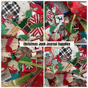 Weihnachten Junk Journal Ephemera Scrapbooking Bastelbedarf - über 200+ Teile (D) - Bild 1 von 6