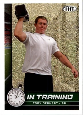 2010 SAGE HIT Gold #75 Toby Gerhart IT - FB - Image 1 of 2