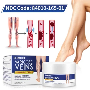 Varicose Veins Treatment for Legs, Spider Varicose Veins Pain Relief Cream 60g - Picture 1 of 21