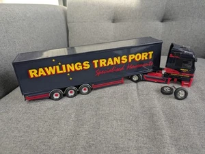 Corgi 1/50 Mercedes Actors Zugmaschine / Rawlings Transportwagen, Rad defekt - Bild 1 von 10