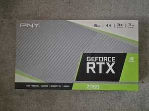 NVIDIA PNY GEFORCE RTX 2060 6GB GDDR6 - BRAND NEW - SEALED - Picture 1 of 4