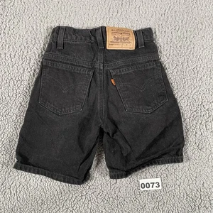 Vintage 90s 550 Orange Tab Denim Jean Shorts Youth Size 6 Relaxed fit - Picture 1 of 9