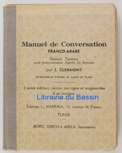 Manuel de Conversation franco-arabe J. Clermont 1948 - Imagen 1 de 5