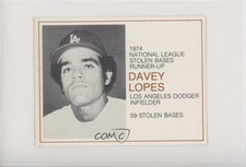1975 Greyhound Bus Lines Heroes on the Base Paths Davey Lopes