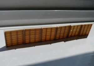 Real Wood Filament 6ft Fence Model Railway Lineside Scenery OO Gauge x 6 - Picture 1 of 7