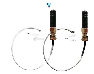 mini antena 2.4GHz 1dBi 3cm SMA-J+U.FL o I.PX4 coleta coleta 50Ω Wi-Fi BT - Imagen 1 de 7