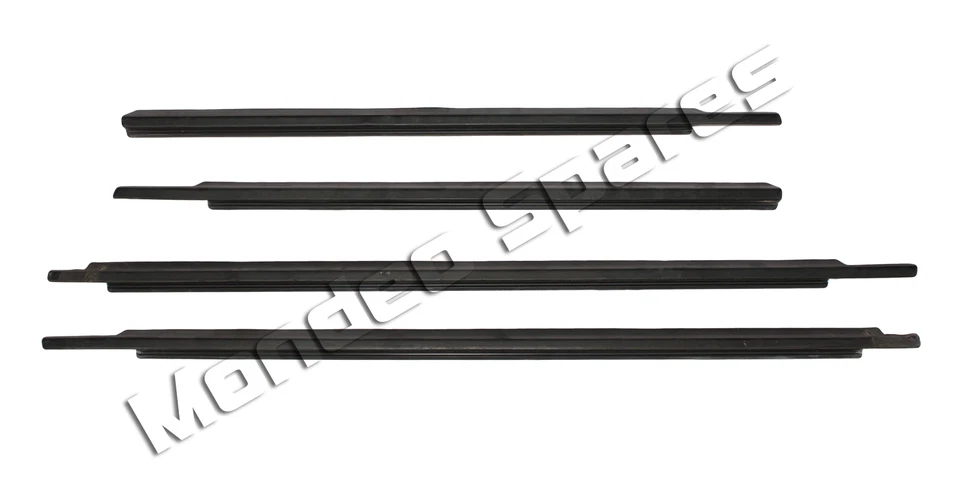 JUEGO DE 4 TIRAS METEOROLÓGICAS DE GOMA FORD MONDEO MK3 GENUINAS PARA VENTANA 2001 - 2007 Foto 1 de 1