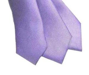 Novita cravatte tinta unita silk effetto metallo lilla viola seta made in Italy - Imagen 1 de 7
