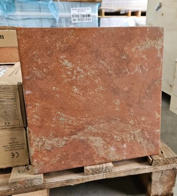 TILES JOBLOT 84: Terracotta Grey 12mm Thick Very Non-slip Floor Tiles 33x33 30m2 - Image 1 of 4