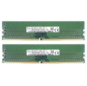 Hynix 16GB (2X8GB) DDR4 2666MHz PC4-21300 1RX8 UDIMM Memory Ram HMA81GU6CJR8N-VK - Picture 1 of 5