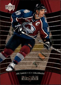 1999-00 Black Diamond Colorado Avalanche Hockey Card #25 Joe Sakic