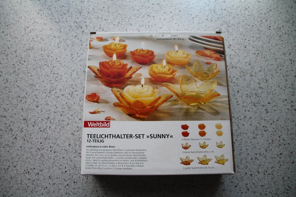 Teelichter Halter Set 12 teilig neu - Bild 1 von 1