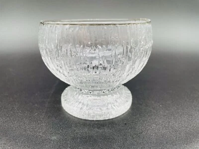 IITTALA KEKKERIT PLATO DE POSTRE CON PATAS DE VIDRIO TRANSPARENTE 12 OZ Foto 1 de 4