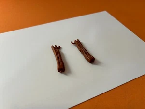 SUPER SMURF 1981 HAMMOCK POSTS VINTAGE PARTS SET - #40226/6734  80s RETRO TOYS - Picture 1 of 4