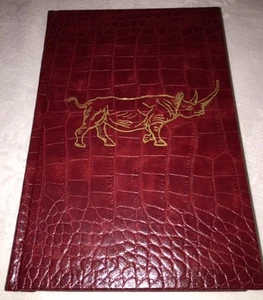 Leather B Hunting African Rhino Jim Rikhoff Big Game Hunters Kenya Zambia Africa - Foto 1 di 4