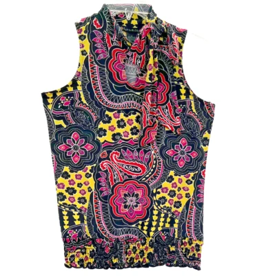 Женская разноцветная деловая блузка без рукавов размер S Suzie in the City - Изображение 1 из 4