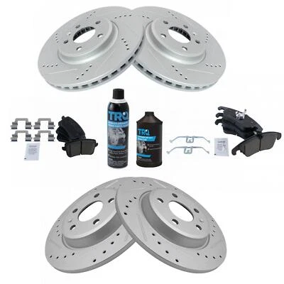 Kit Freno Disco Delantero y Trasero Audi A4 A5 Q5 2009-2011, Sólido Foto 1 de 4
