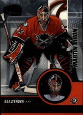 2003-04 (SABRES) Pacific Invincible Red #9 Martin Biron /850
