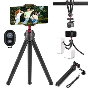 Trépied de téléphone portable flexible pour smartphone/iPhone/Gopro/Action Cam/Support reflex numérique - Photo 1 sur 6