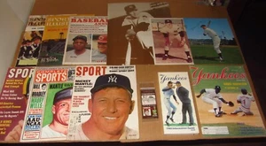 Mickey Mantle’s Holiday Inn Matchbook/Photos/Sports Magazine Lot - NY Yankees - Picture 1 of 16