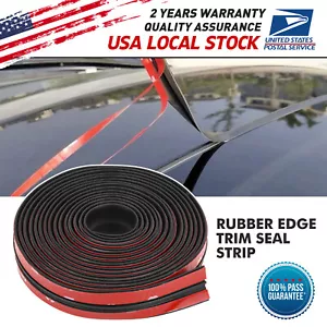 3M Car Windshield Rear Window Roof Seal Noise Insulation Rubber Strip Sticker - Picture 1 of 14