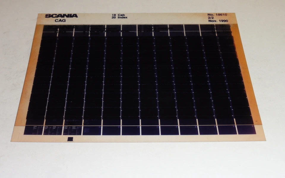 Catalogo Parti Scania CAG Camion Stand 11/1990 - Immagine 1 di 1