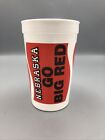 Plastic University of Nebraska Go Big Red Huskers Cup Coke 24 oz