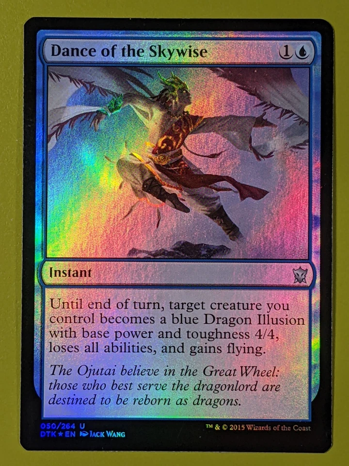 FOIL Dance of the Skywise x1 Dragons of Tarkir 1x Magic the Gathering MTG - Image 1 of 1