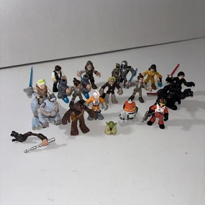 Huge Playskool Star Wars Galactic Heroes 15+ Piece Lot w/Luke Han Solo & More! - Picture 1 of 23