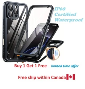 Buy 1 Get 1 Free Waterproof Case for Iphone 16 / iphone16 Pro / Max / Plus - Picture 1 of 9