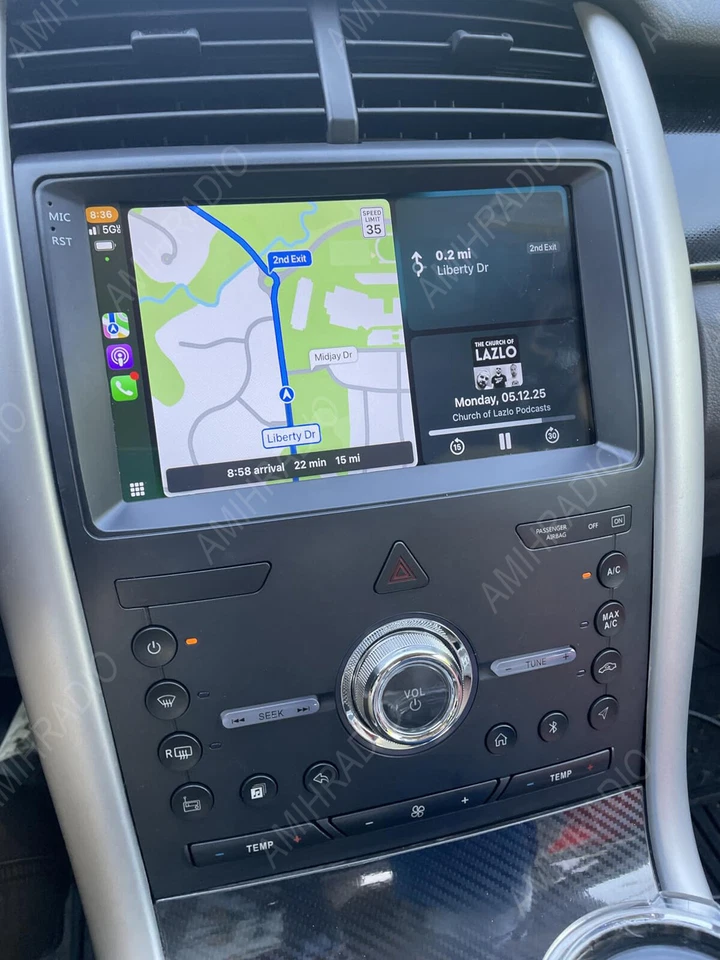 Radio estéreo para automóvil Android 13 Carplay GPS navegación WIFI para Ford Edge 2010-2015 32G Foto 1 de 4