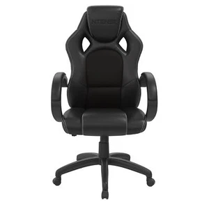 NTense Vortex Faux Leather Gaming and Office Chair, Black