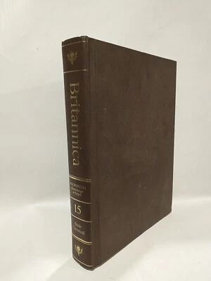 The New Encyclopedia Britannica 1989 Volume 15 Birds Chemical Leather Cover Book - Image 1 of 4