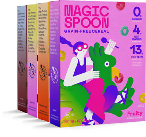 Magic Spoon Cereal - High Protein, Low Carb, Zero Sugar, Gluten & Grain Free, No