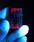49.9g Natural Rare Red UV Light Ruby Jade Mineral Specimen