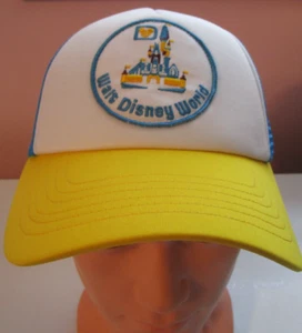 Nuovo Disney Parks Walt Disney World Logo Castello Giallo Bianco e Blu Adulto Regolazione - Foto 1 di 3