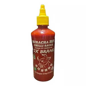 Salsa di peperoncino piccante Siracha marca bue 18,25 oz - Foto 1 di 4