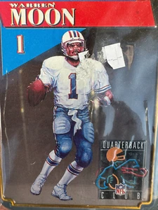 NFL Quarterback Club Warren Moon Commemorative Tin with Playing Cards  - Picture 1 of 2