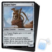 DRAGON ENGINE X4 Dominaria Remastered Magic MTG MINT CARD