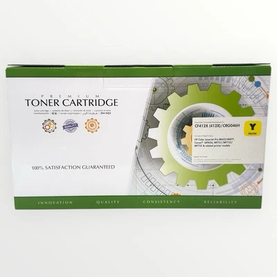 TONER Cartridge Yellow CF412X CRG046H For HP LaserJet M452 477 Canon MF731 733 - Image 1 of 4