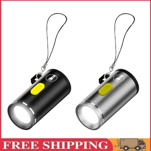 Linternas LED de Bolsillo Pequeñas Tipo C Alimentadas Antorcha de Camping Luz Aleación de Aluminio - Imagen 1 de 14