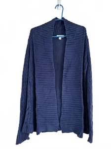 Women’s Cherokee cable knit cardigan cotton XL (841) - Picture 1 of 8