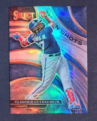 2022 Select Moon Shots Holo Prizm #12 Vladimir Guerrero Jr. Blue Jays - Image 1 of 2